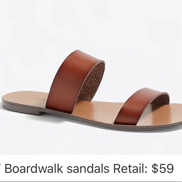 🔆Last Pair! J.CREW True Tan Boardwalk Sandals - Picture 2 of 8